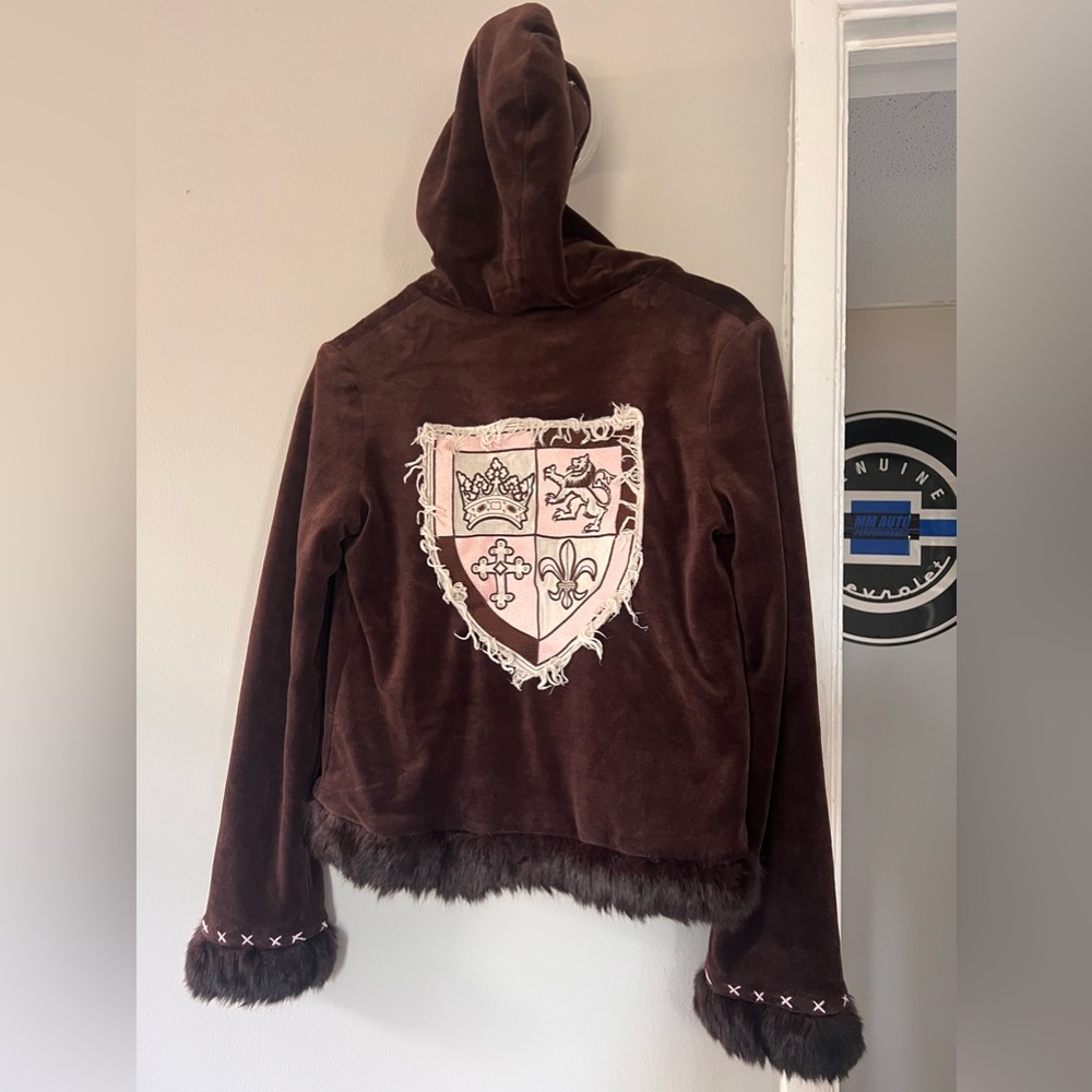 Brigitte Michelle Brown&Pink Tracksuit